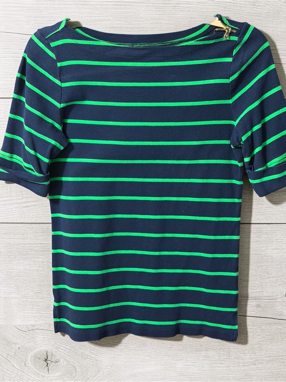 Lauren Ralph Lauren Stripe Top Coastal Prep Old Money Shirt